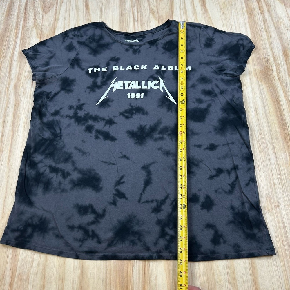 Metallica The Black Label Women's T Shirt Dress Size 3‎ Large 1991 - Picture 5 of 8